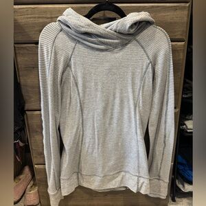 Lululemon Women’s Gray Striped Hoodie